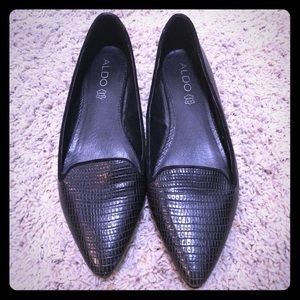 Aldo - black slip ons